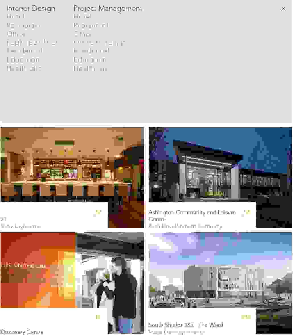 An image of the Ward Robinson project page from the website